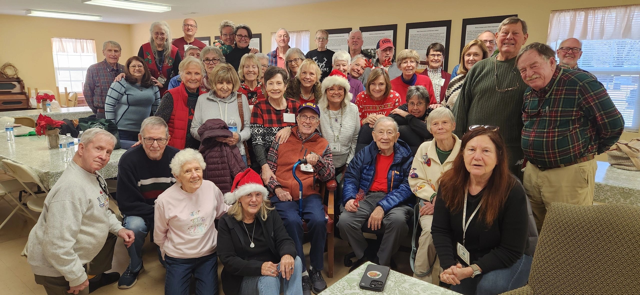 Mountain High Hikers holiday gathering